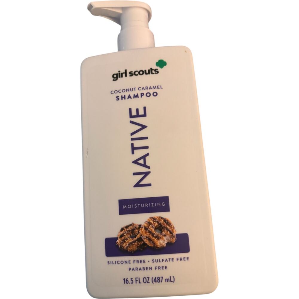 Native Girl Scouts Coconut Caramel Shampoo andConditioner 16.5 oz. Discontinued